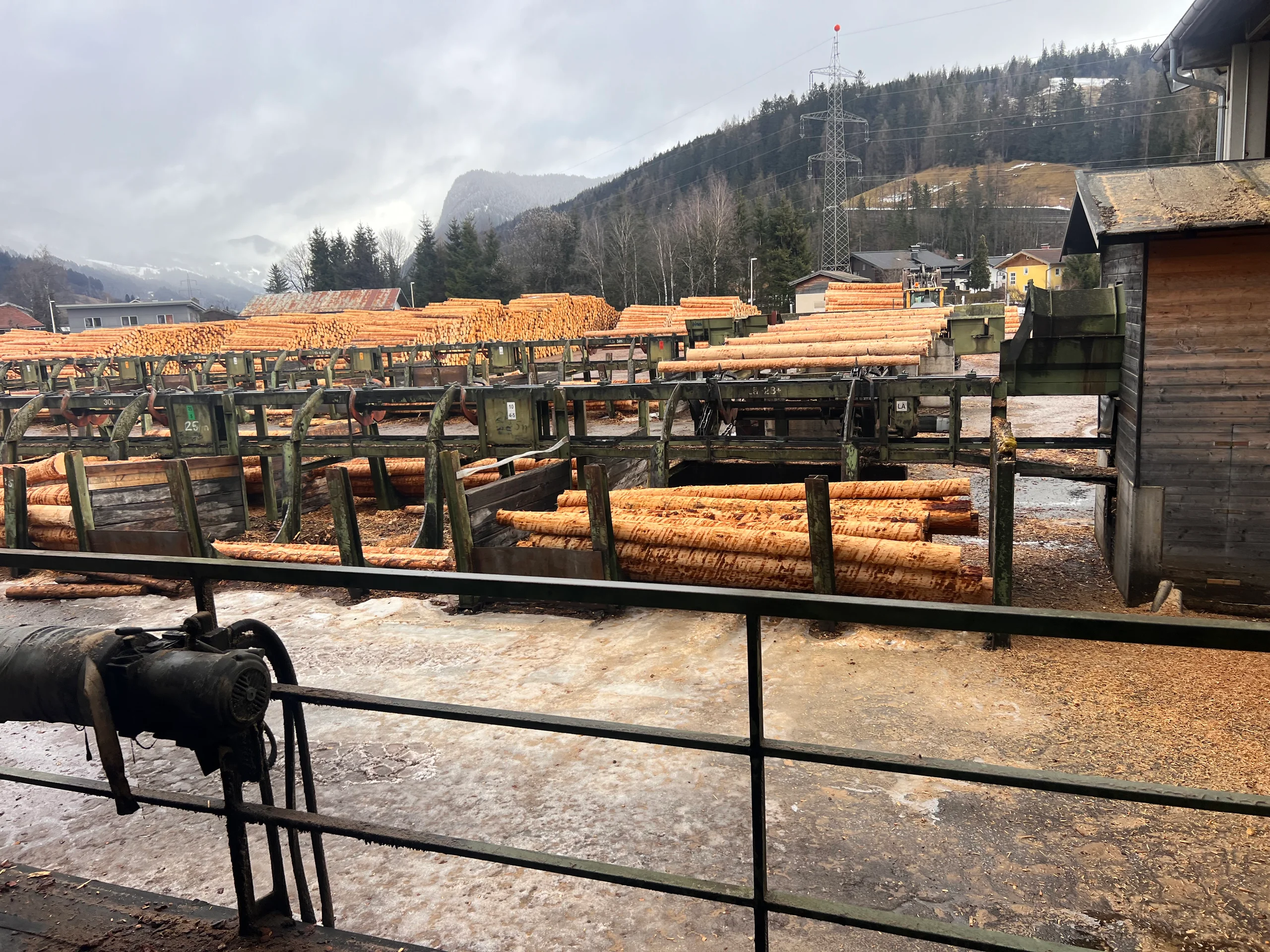 Log sorting plant with debarker - Image 12