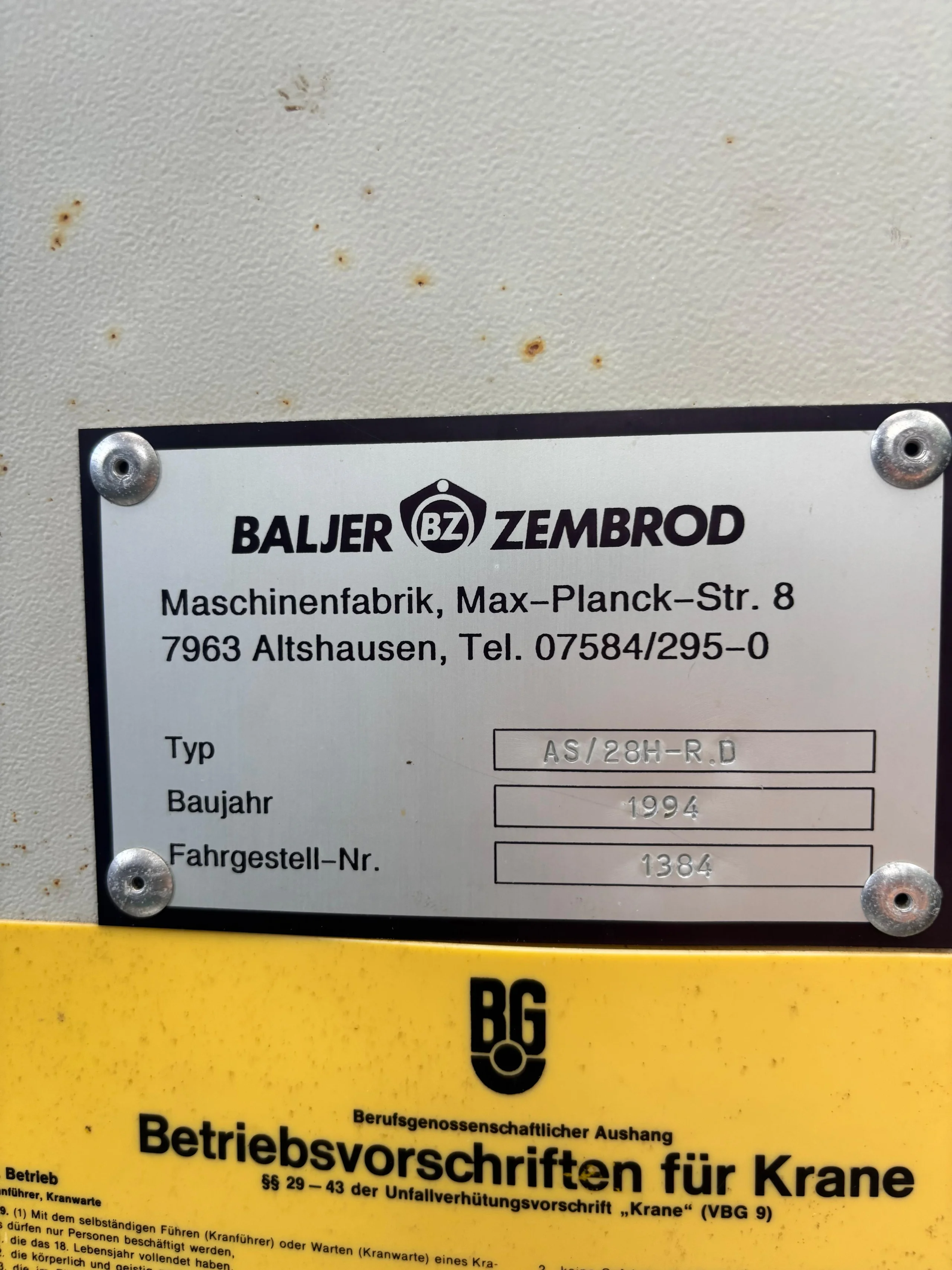 Baljer & Zembrod Sorting Crane - Image 21